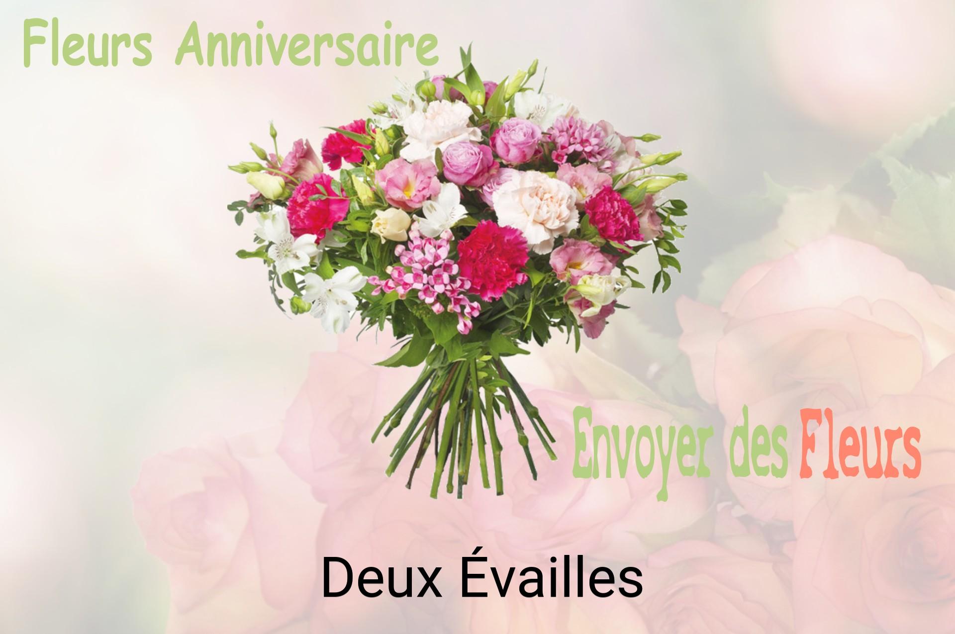 Bouquet de fleurs d’anniversaire livré à Deux-Évailles